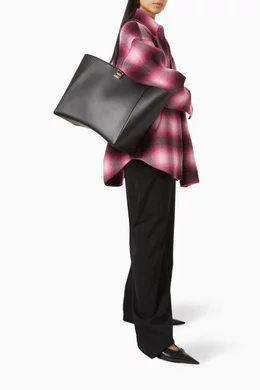 BALENCIAGA Hourglass Soft トートバッグ ラージ Balenciaga Hourglass Soft Tote Bag | Black | FARFETCH