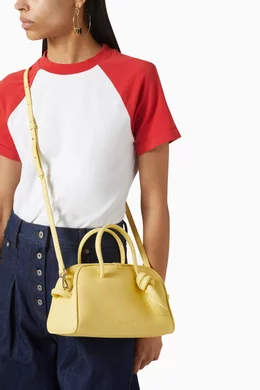 Buy Jacquemus Yellow Le Petit Turismo Small Tote Bag in