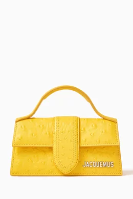 JACQUEMUS 折りたたみショルダーバッグ ライトイエロー Amazon | [ジャックムス] Le Chiquito Croc-effec ミニ レザー