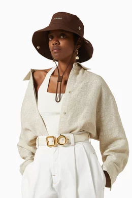 【関税＆送料込み】Jacquemus \"Le Bob De-Nimes\" Bucket Hat U 関税＆送料込み】Jacquemus Le Bob De-Nimes Bucket Hat