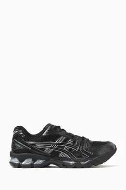 Buy Asics Black Gel-Kayano 14 Sneakers in Mesh Leather for Men