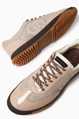 Buy Stella McCartney Neutral S-wave Sport Sneakers in Mesh for