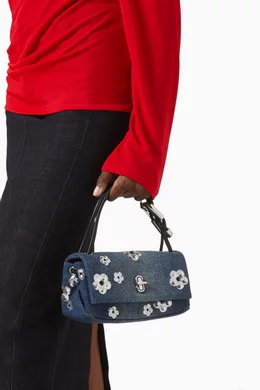 Buy Marc Jacobs Blue The Mini Sequin Daisy Dual Bag in Denim for 