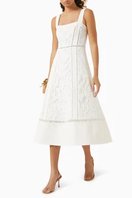 alexis white midi dress Alexis Viro Dress in White
