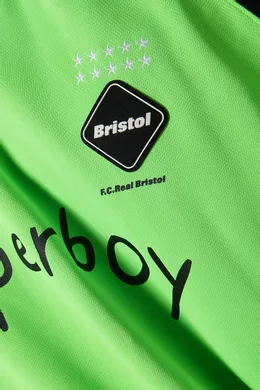 Buy Paperboy Green x FCRB Archive Long Sleeve Soccer Jersey T