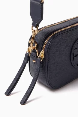 Buy Tory Burch Blue Mini Miller Crossbody Bag in Leather for Women