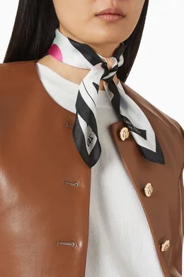 Buy Kate Spade New York Multicolour Magazine Bandana in Silk-twill