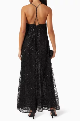 sachin and babi light blue dress Sequined Gown - Exclusive  On Sale Now with Up to 40% Off