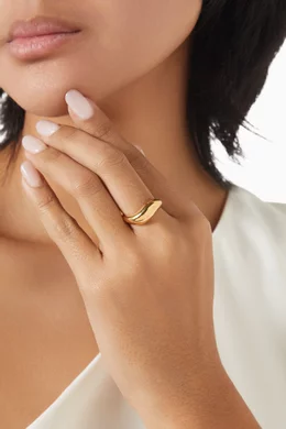 Buy Missoma Gold Savi Signature Stacking Ring in 18kt Recycled