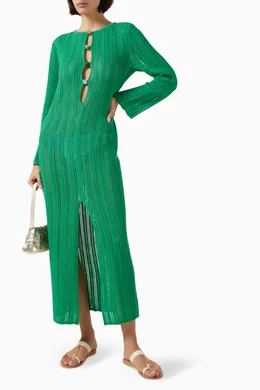 baobab green dresses with sleeves Baobab Dress- Lime – River Indigo SA main image 0