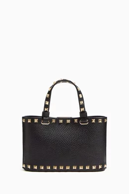 VIP【送料関税込】VALENTINO GARAVANI ROCKSTUD SMALL TOTE BAG REDUCTION Valentino Garavani ON SALE Tote small rockstud bag