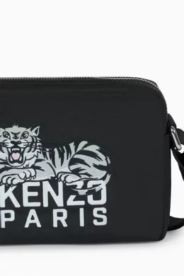 KENZO Happy Tiger ボディバッグ ダークカーキ KENZO Happy Tiger' クロスボディ バッグ