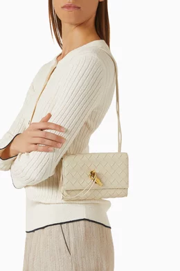 Andiamo Bottega Pouch White Buy Bottega Veneta White Andiamo Pouch