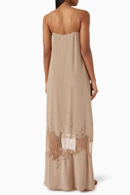 staud delfina silk dress dune Staud - DELFINA SILK DRESS | DUNE