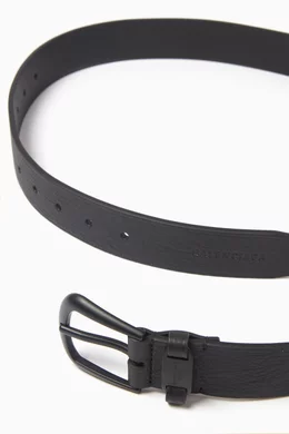 Buy Balenciaga Black Suit Belt in Leather for Men Online | Ounass