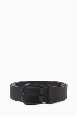 Buy Balenciaga Black Suit Belt in Leather for Men Online | Ounass