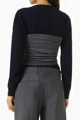 Buy Miu Miu Grey Knit Tube Top in Wool for Women Online | Ounass
