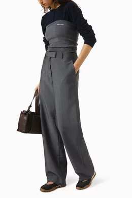 Buy Miu Miu Grey Knit Tube Top in Wool for Women Online | Ounass