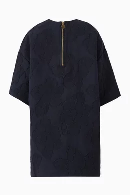 Buy KENZO KIDS Blue Wonder Space Dress in Cotton Blend for Girls