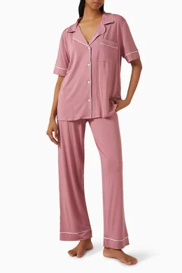 Buy Eberjey Pink Gisele Shirt Pants Pyjama Set in TENCEL™ Modal