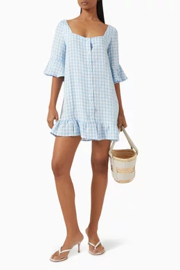 fashion midi dress Gabriela Hearst White Cotton Casual Dress - IT40