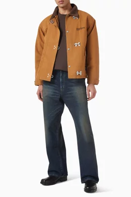 Buy Neighborhood Neutral Fireman Jacket for Men Online | Ounass Kuwait