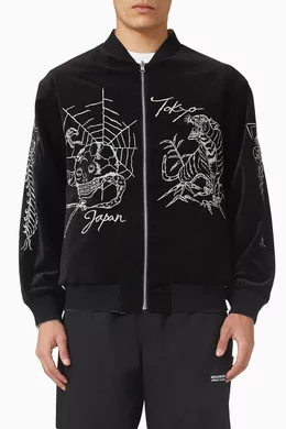 Buy Neighborhood Black Souvenir Jacket for Men Online | Ounass Kuwait