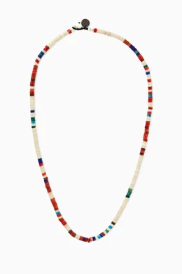 Buy Mikia Multicolour Heishi Bead Necklace for Men Online | Ounass
