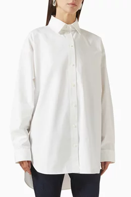 Buy Jacquemus White La Chemise D'homme Shirt for Women Online