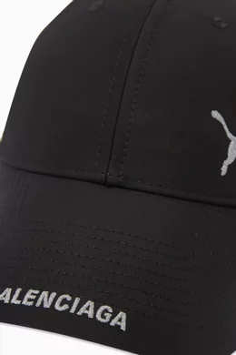 Buy Balenciaga Black x Puma Cap in Technical Polyester for UNISEX