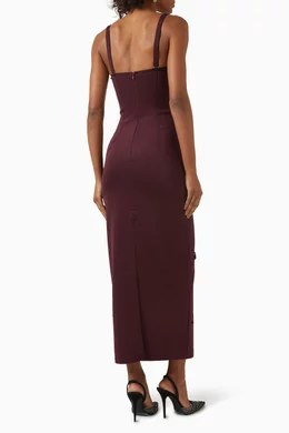 chinese dress ladies Emery Embellished Silk Dress – Retrofete