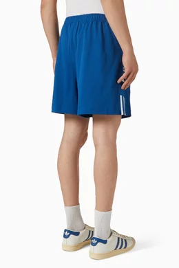 Buy adidas Blue x Willy Chavarria Gym Shorts in Cotton-blend for