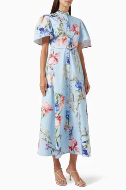 chinese dress ladies Leo Lin | Bianca Short Sleeve Midi Dress main image 0