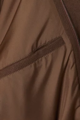 Buy Zegna Brown Oasi Cashmere Elements Bomber Jacket in Cashmere