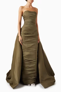 marmar green dress Girls Dress MarMar Copenhagen Delanne Grass 4 / Green Grass main image 1