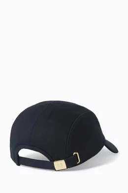 Buy Fred Perry Blue Tennis Badge Cap in Cotton-twill for Men