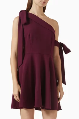 Buy Elliatt Purple Theresa Asymmetric Mini Dress for Women Online | Ounass  Kuwait
