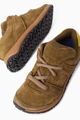 Buy Birkenstock 1774 Green Goerlitz Sneakers in Suede for Men