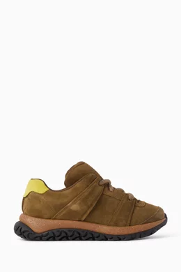 Buy Birkenstock 1774 Green Goerlitz Sneakers in Suede for Men