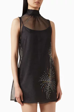 plus black wedding dress STAUD, Fifi Dress in Espresso Black, Size 6 main image 0