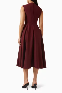 Buy ODD MUSE Red The Ultimate Muse High Waist Midi Dress for Women Online |  Ounass Kuwait