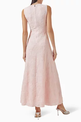 sachin and babi light blue dress Rotate Birger Christensen dress size 10. Floral main image 1