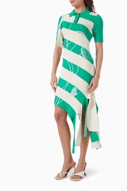Buy Ph5 Green Dekel UV-reactive Polo Dress for Women Online | Ounass Kuwait