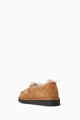 Buy UGG Brown Ellis Loafers in Suede for Women Online  display picture 1