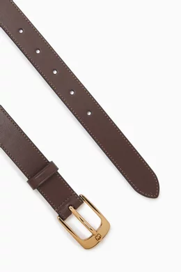 Coach harness belt brown medium COACH® Outlet | Harness Buckle Reversible Belt, 25 Mm main image 3