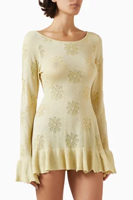 asta resort gold mini dress Sabina Halfsleeve Mini Dress