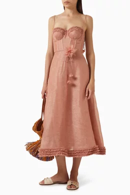 luna ruffled evening dress LUNA RUFFLE SEQUIN DRESS L