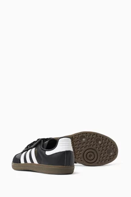 Buy adidas Black Samba OG Comfort Closure Sneakers in Leather for Boys  Online | Ounass Kuwait