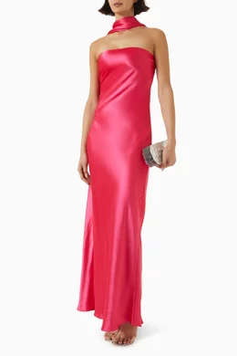 light blue maxi dress for women Cyra Maxi Dress