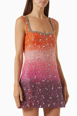 clio peppiatt prism embellished mini dress I got the $2400 Clio Peppiatt Prism dress  #cliopeppiatt #beadeddress  #birthdaydress #crystaldress #highfashion #fashiontrends #fashionreels